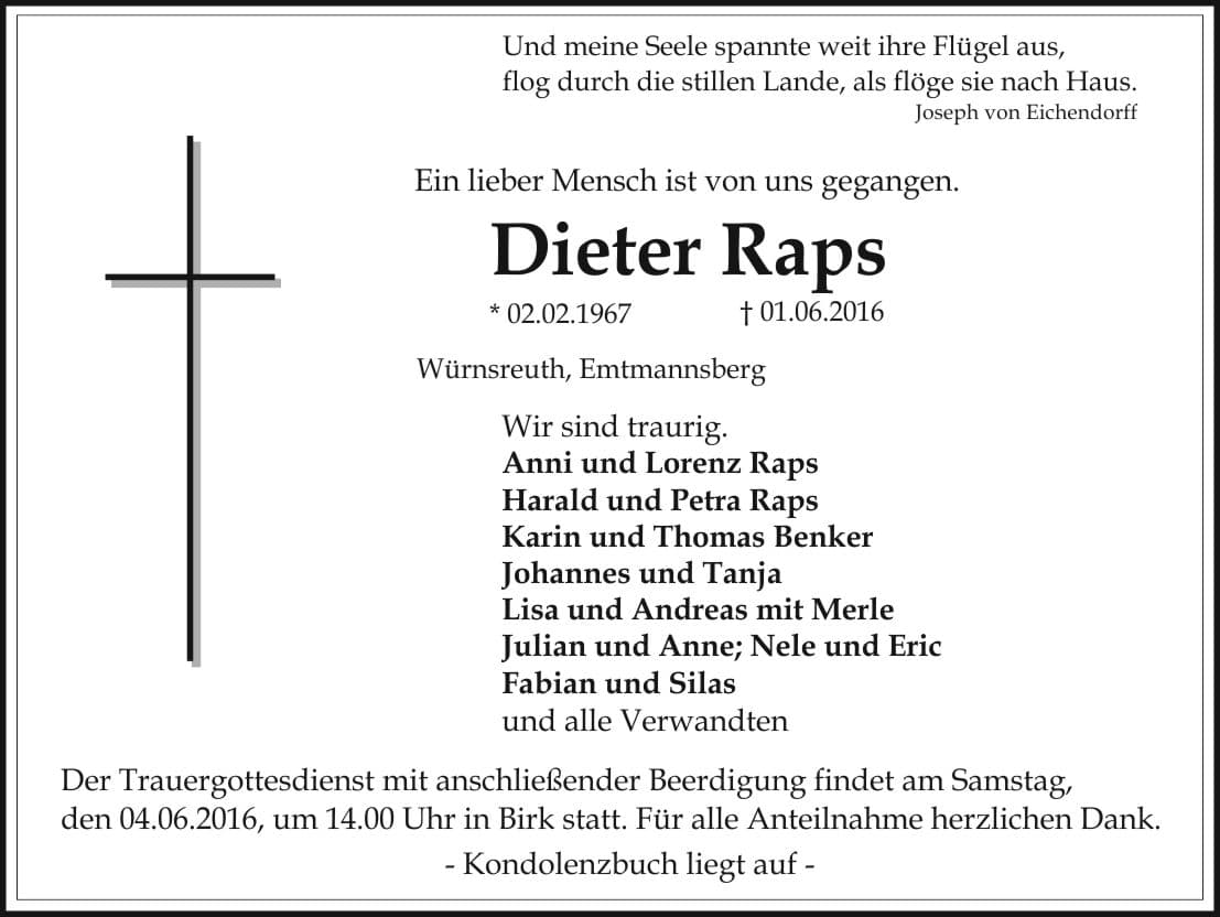 Herr Dieter Raps