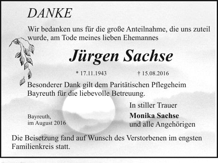 Herr Jürgen Sachse