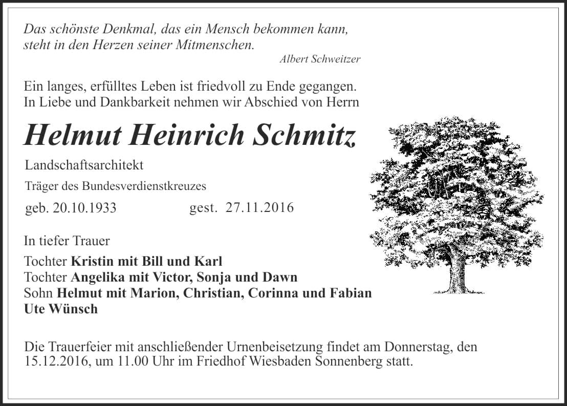 Herr Helmut Schmitz
