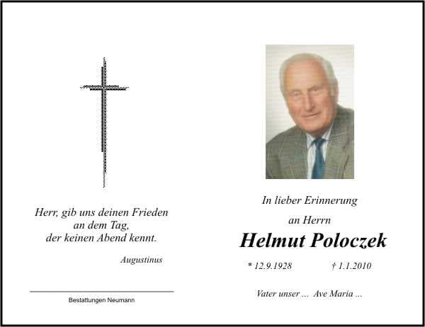 Herr Helmut Poloczek