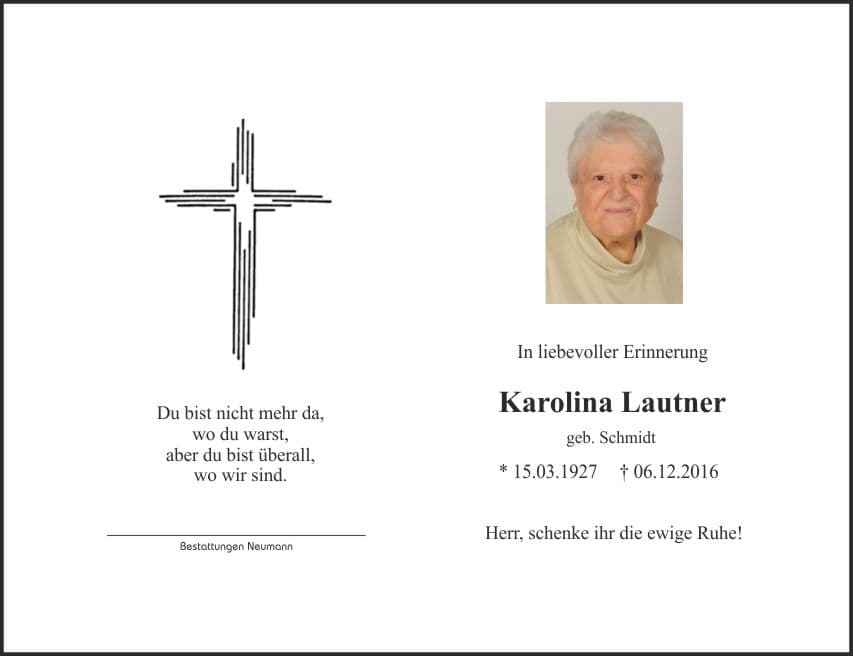 Frau Karolina Lautner
