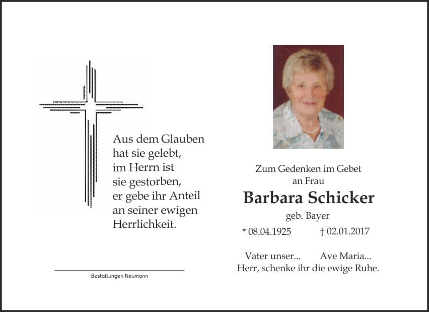 Frau Barbara Schicker