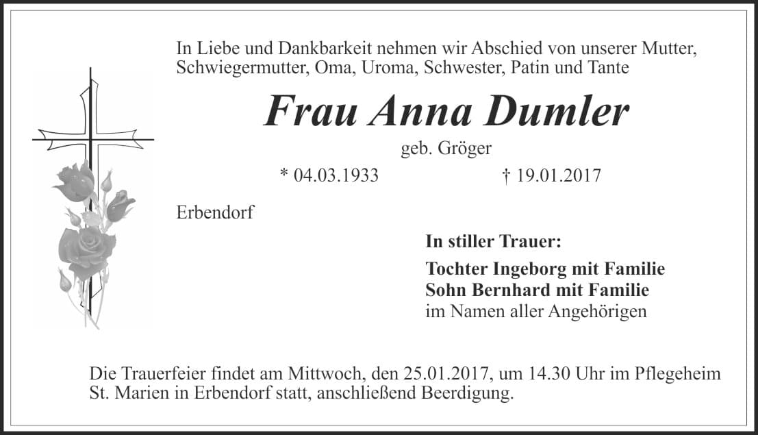 Frau Anna Dumler
