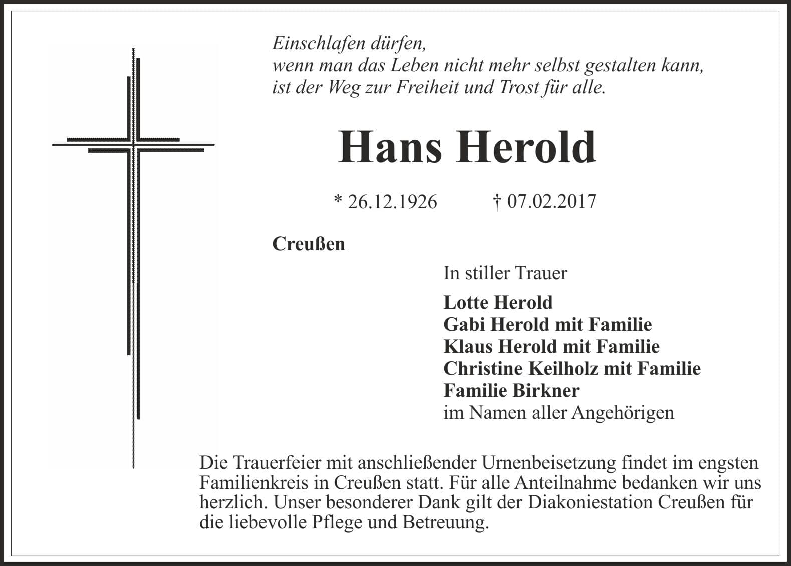 Herr Hans Herold
