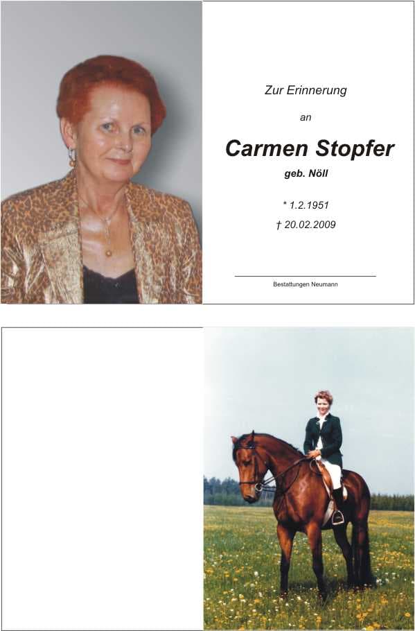 Frau Carmen Stopfer