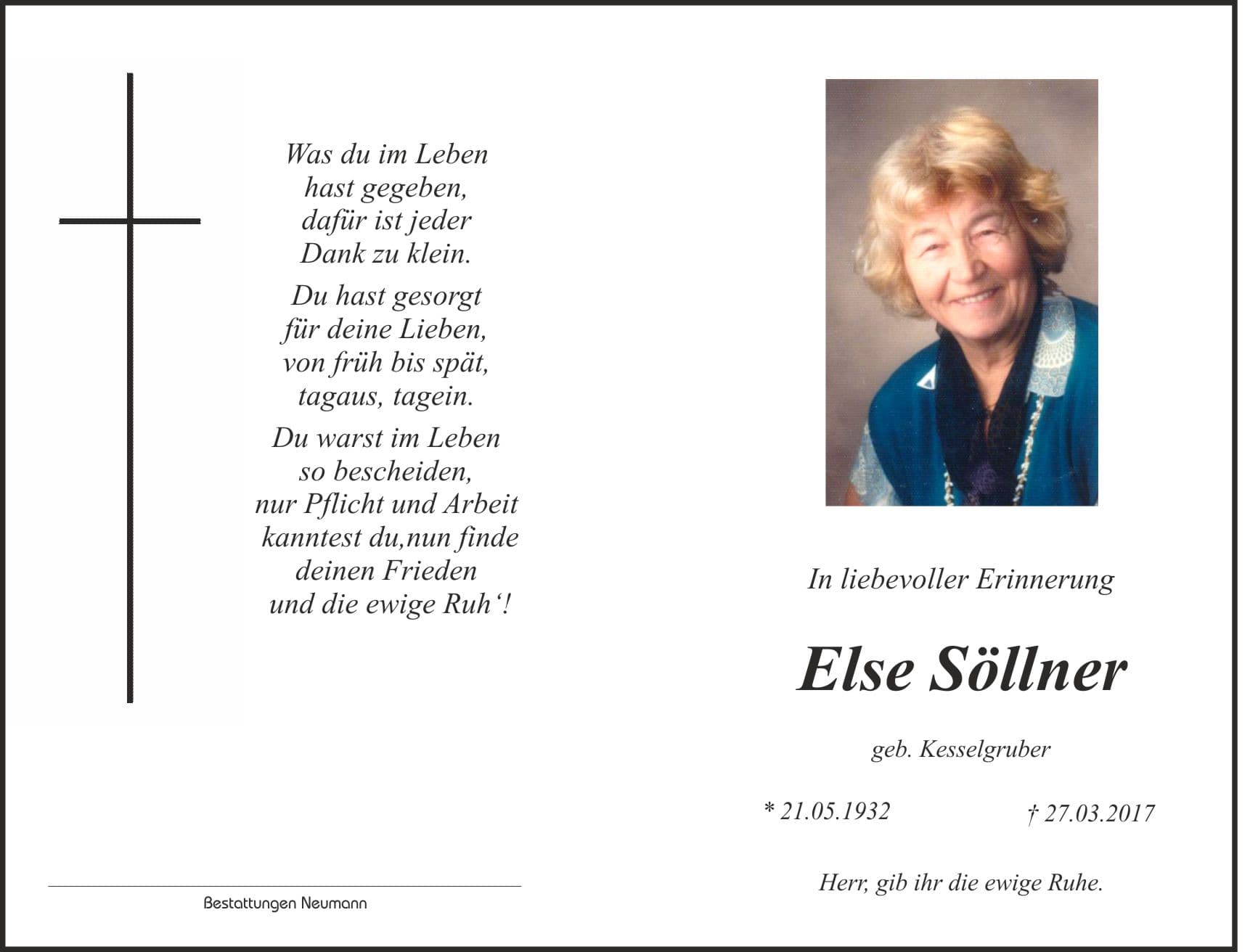 Frau Else Söllner