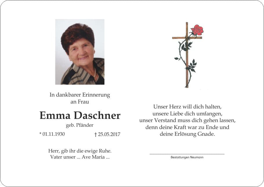 Frau Emma Daschner