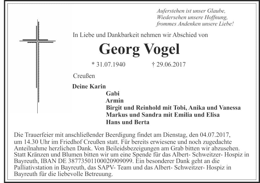 Herr Georg Vogel