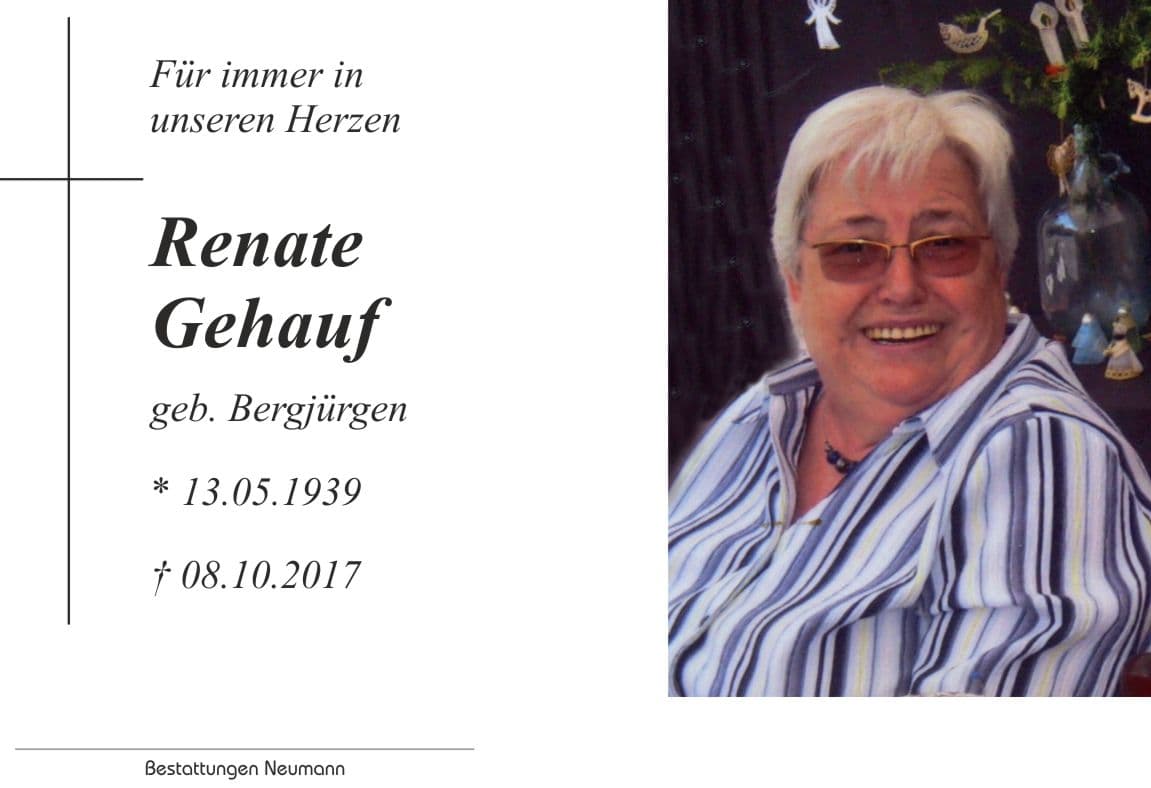 Frau Renate Gehauf