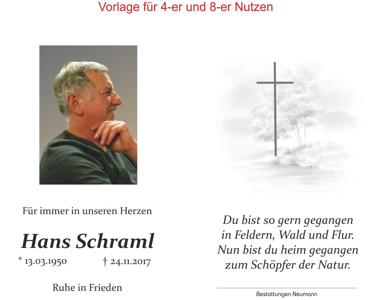 Herr Johann Schraml