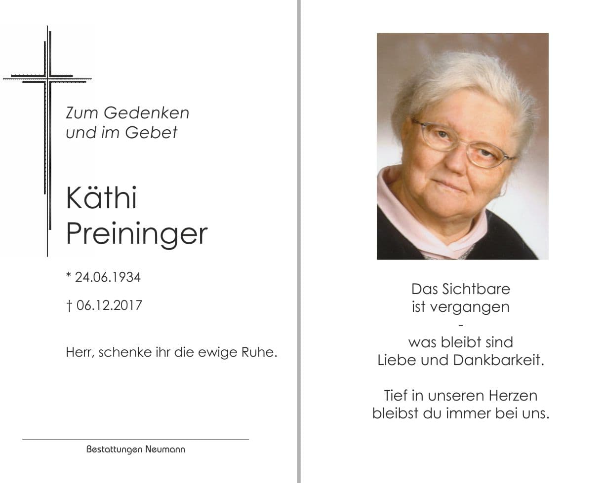 Frau Katharina Preininger