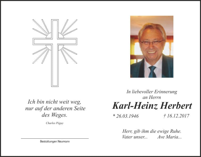 Herr Karl-Heinz Herbert