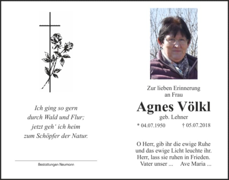 Frau Agnes Völkl