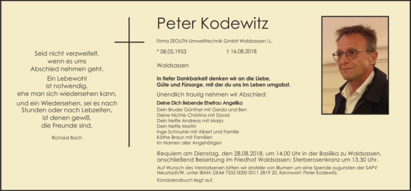 Herr Peter Kodewitz