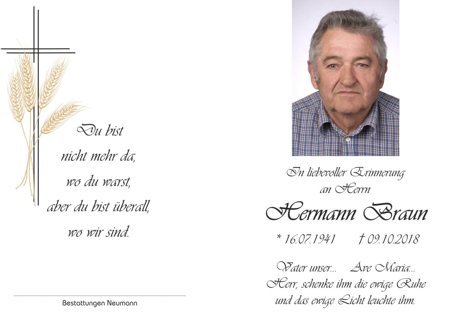 Herr Hermann Braun