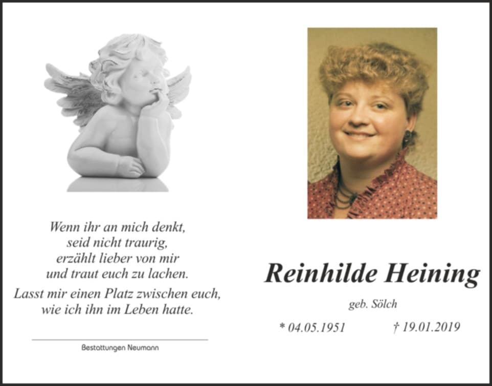Frau Reinhilde Heining
