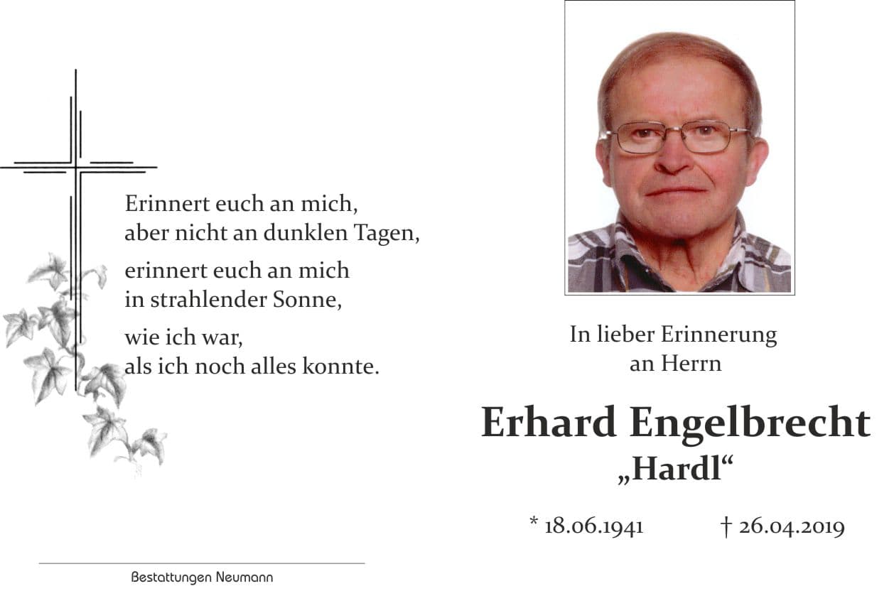 Herr Erhard Engelbrecht