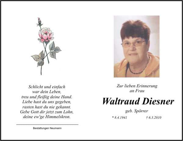 Frau Waltraud Diesner