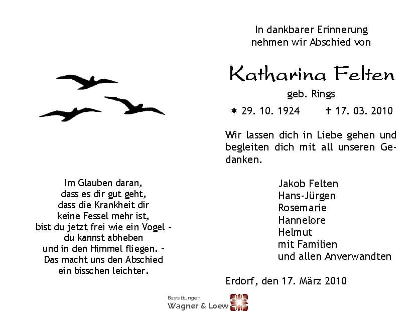 Frau Katharina Felten