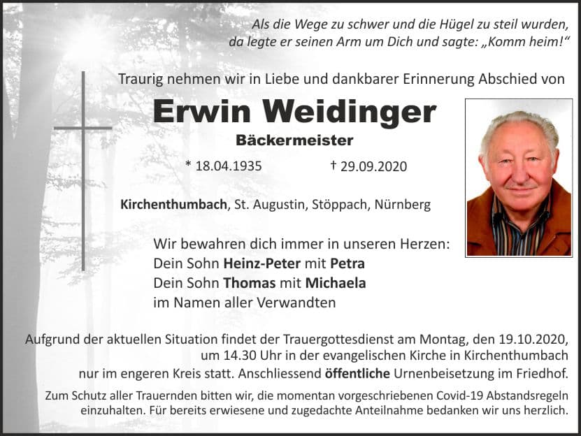 Herr Erwin Weidinger