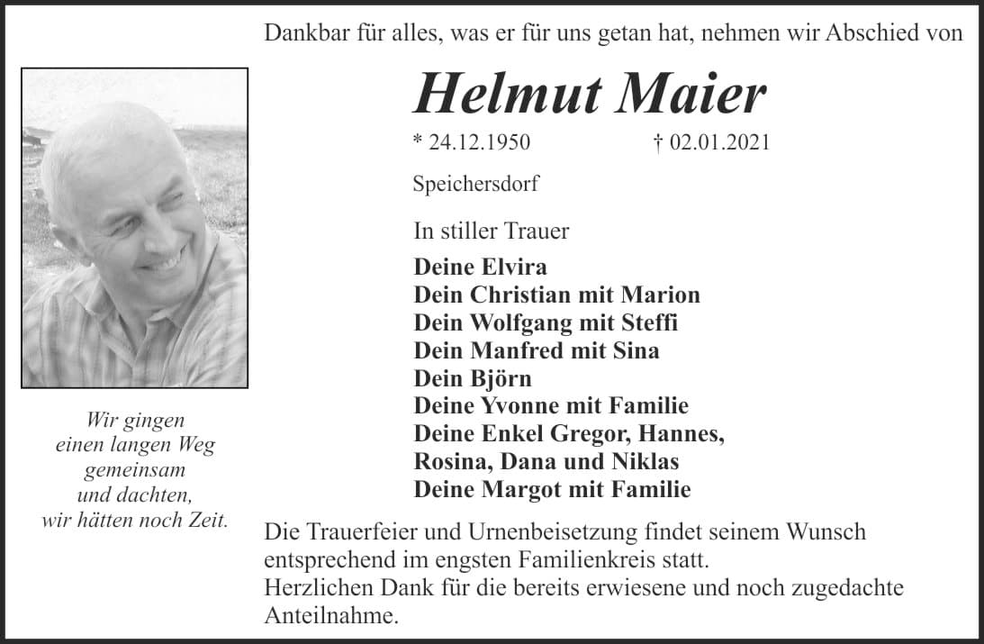 Herr Helmut Maier