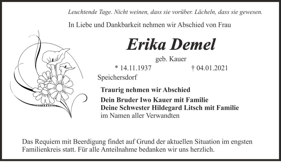 Frau Erika Demel