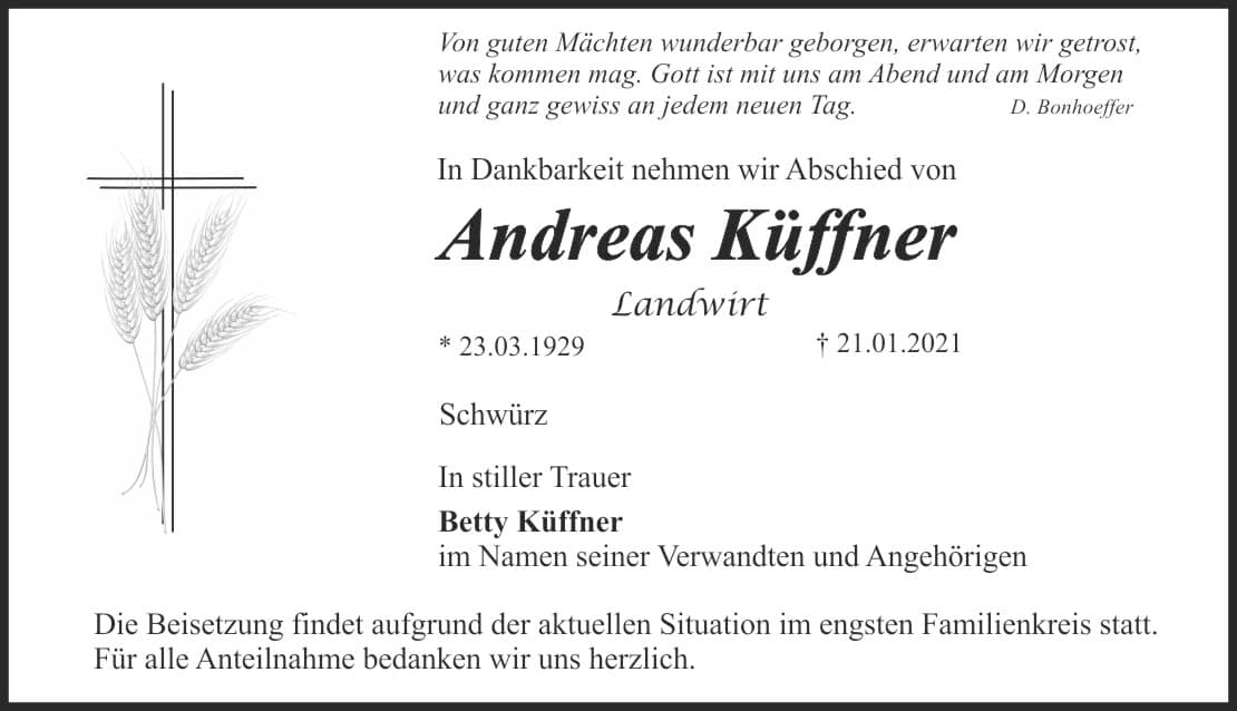 Herr Andreas Küffner