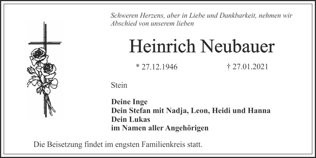 Herr Heinrich Neubauer