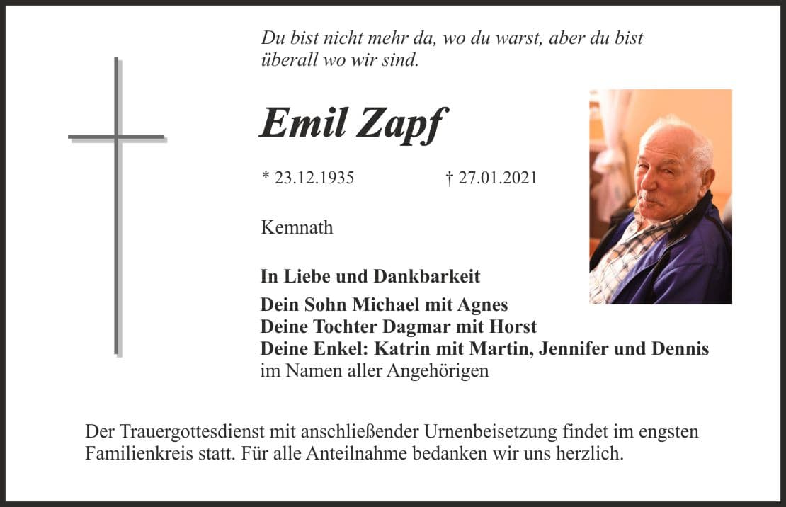 Herr Emil Zapf