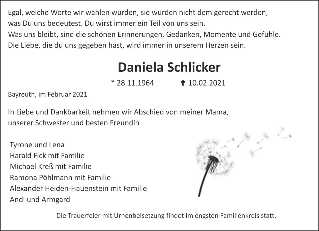 Frau Daniela Schlicker