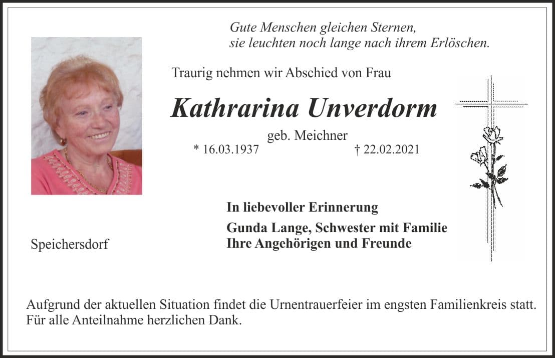 Frau Katharina Unverdorm