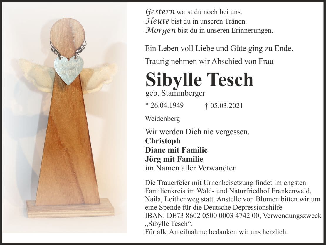 Frau Sibylle Tesch