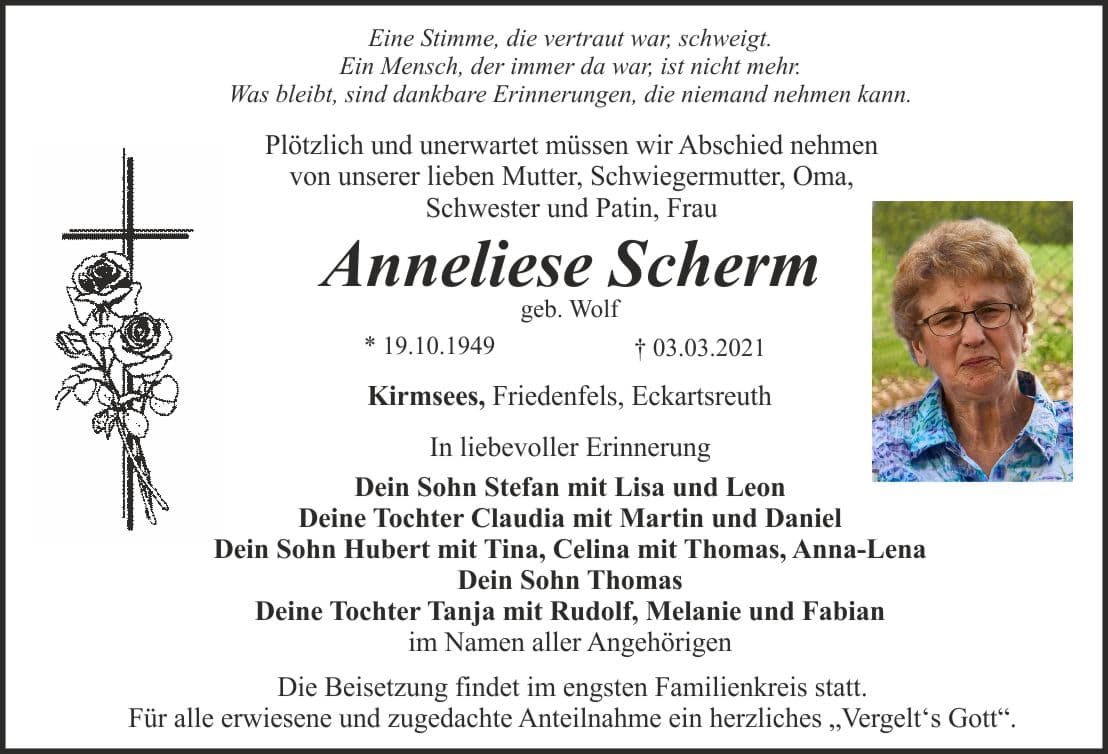 Frau Anneliese Scherm