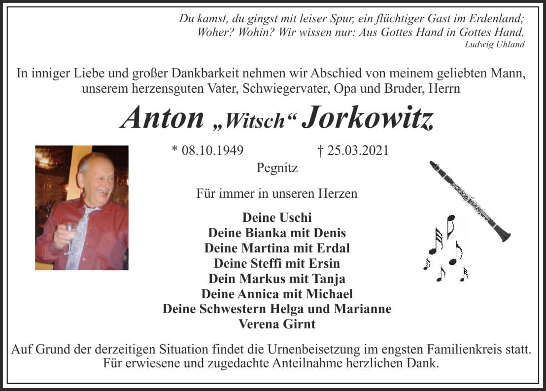 Herr Anton Jorkowitz