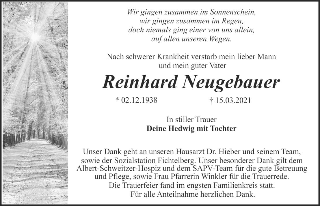 Herr Reinhard Neugebauer