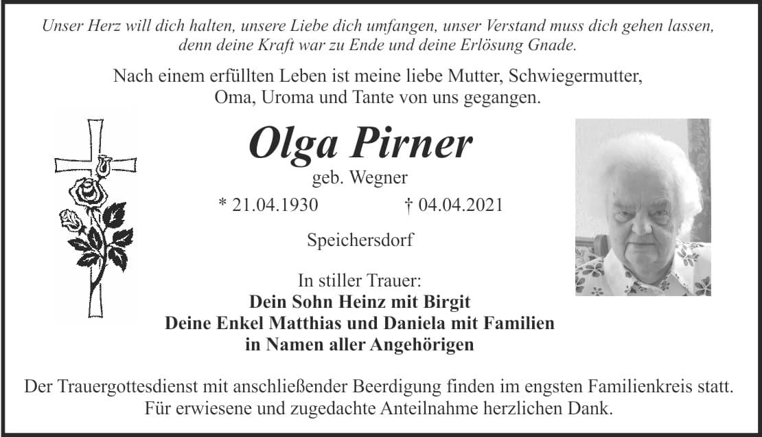 Frau Olga Pirner