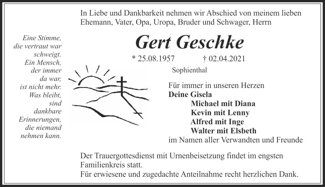Herr Gert Geschke