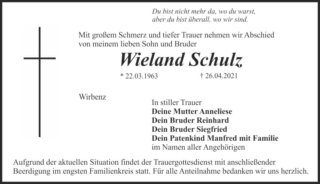 Herr Wieland Schulz