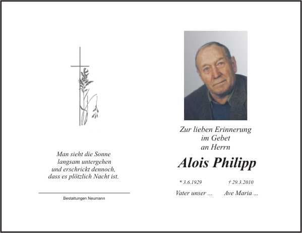 Herr Alois Philipp