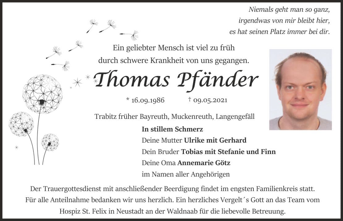 Herr Thomas Pfänder