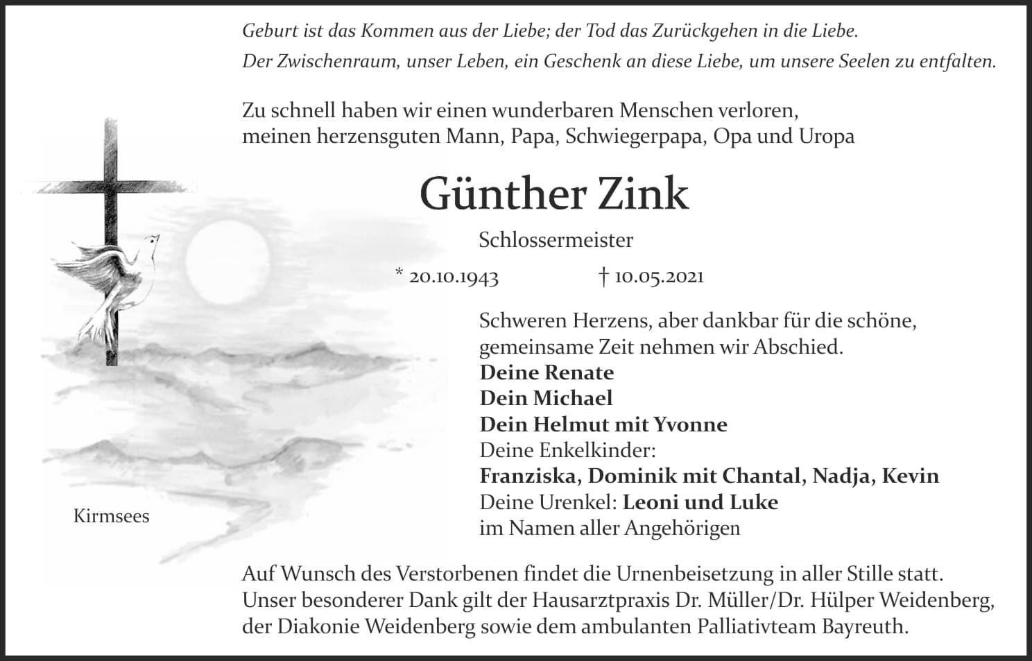 Herr Günther Zink