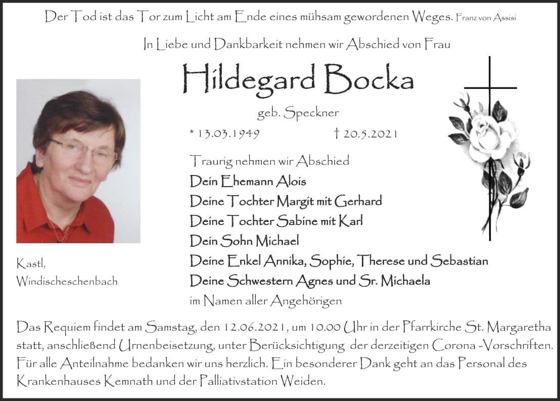 Frau Hildegard Bocka