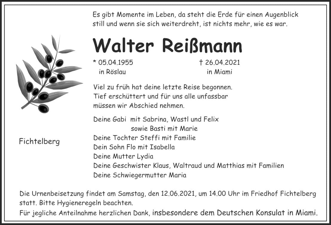 Herr Walter Reißmann