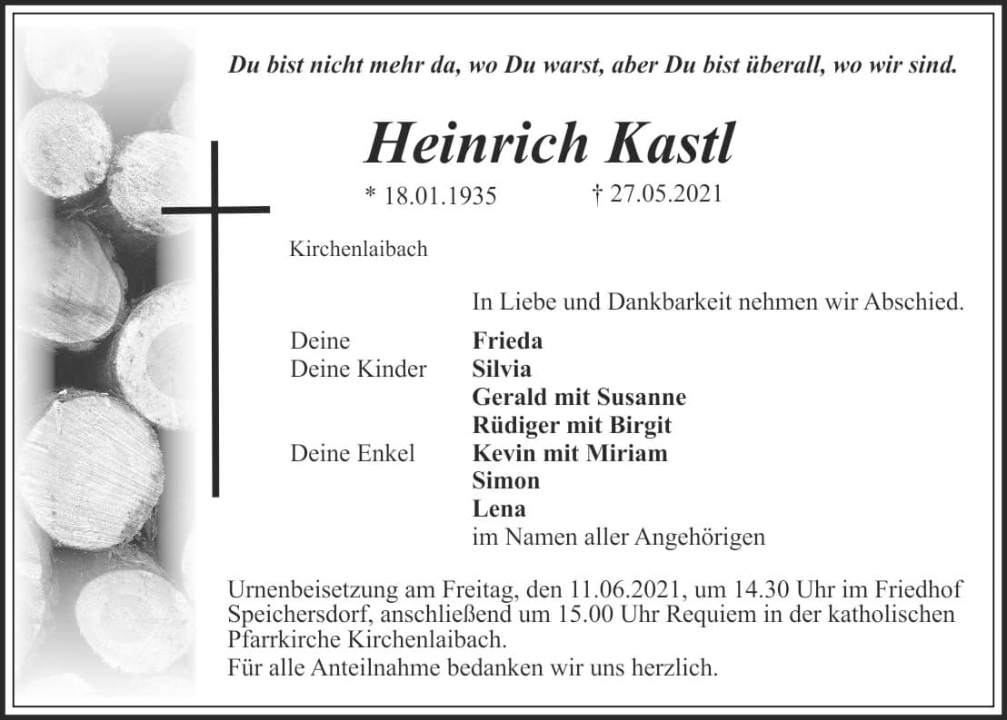 Herr Heinrich Kastl