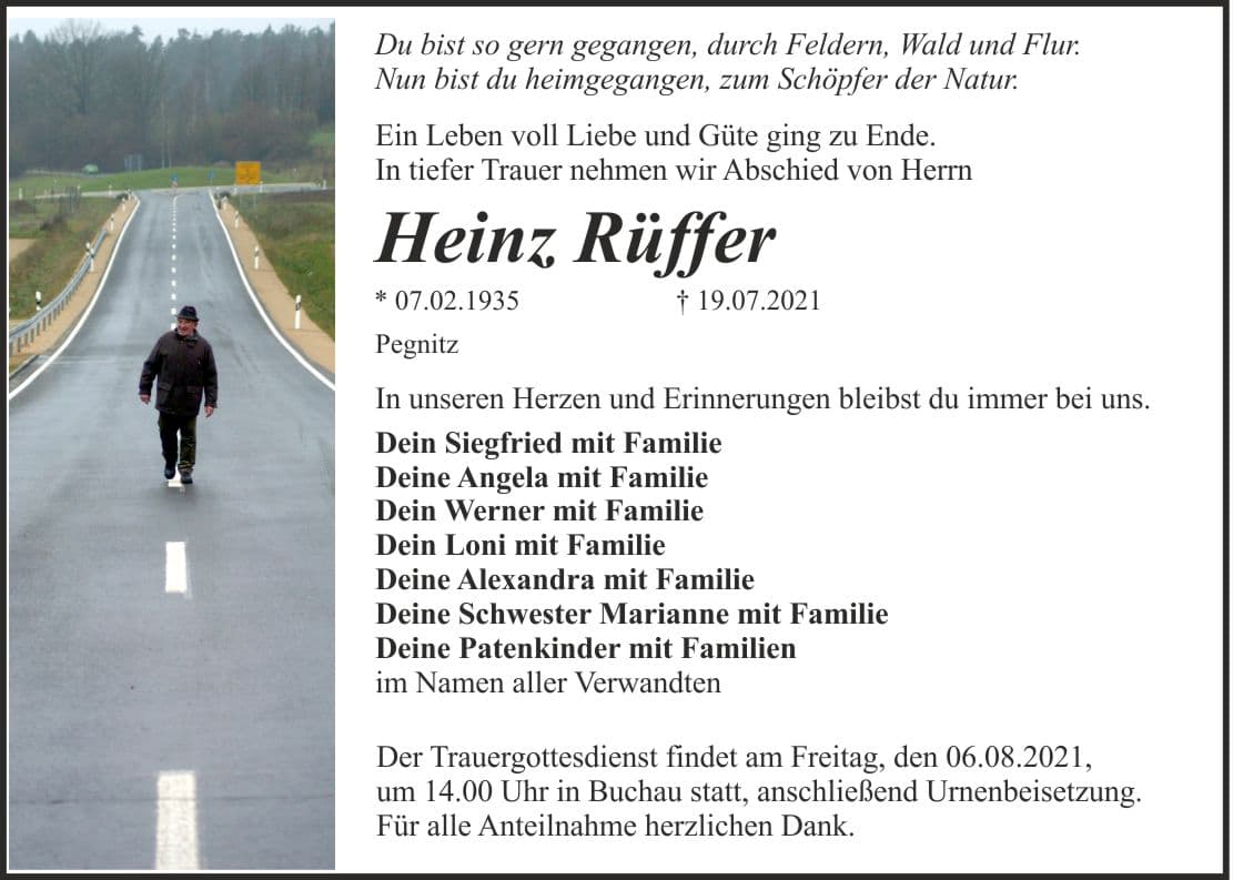 Herr Heinz Rüffer