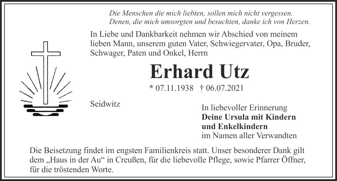 Herr Erhard Utz
