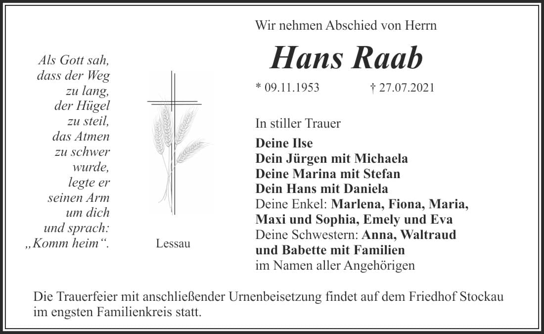 Herr Hans Raab