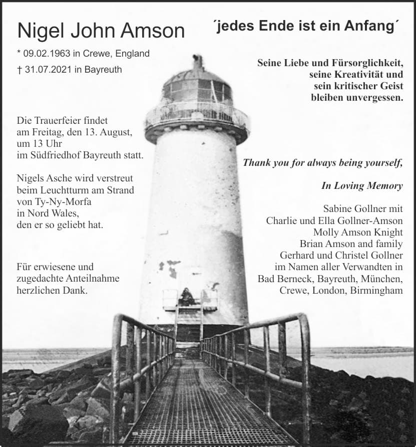 Herr Nigel John Amson