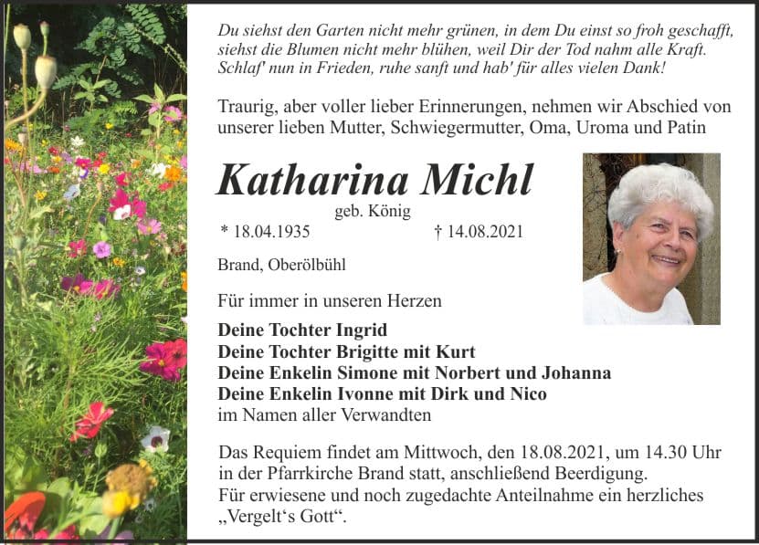 Frau Katharina Michl