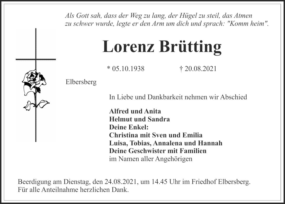 Herr Lorenz Brütting